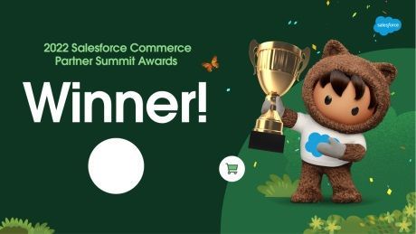2022 Salesforce Commerce Cloud Partner Award Best Go Faster with Commerce category