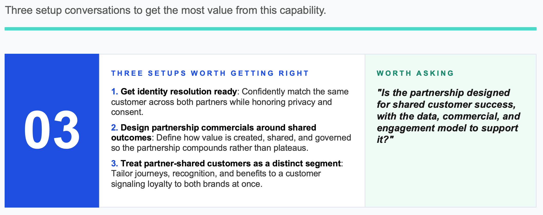 Three Marketing Features Worth Getting Right. Here Is How to Set Up for Success.