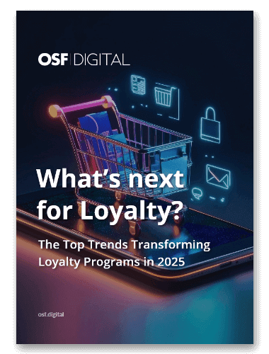 OSF Digital report cover: 'What's next for Loyalty?' highlighting 2005 loyalty program trends.